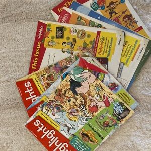 7 scholastic children’s highlights magazines (2nd-5th grade)